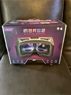 Merge VR/AR Virtual Reality Goggles Headset - Smartphone Powered - Ages 10+